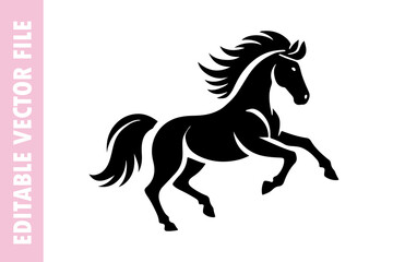 horse 2025 year of horse vector design silhouette illustration