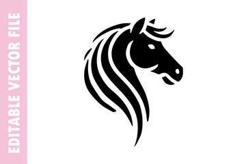 horse head, horse vector design
