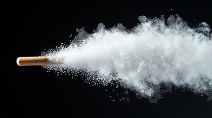 Powder explosion from small object