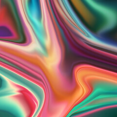 Sparkling Rainbow Fabric Shimmering and iridescent fabric with a holographic finish