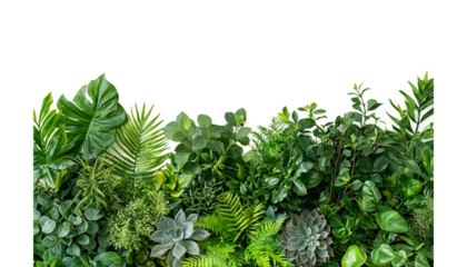 green leaves border design png