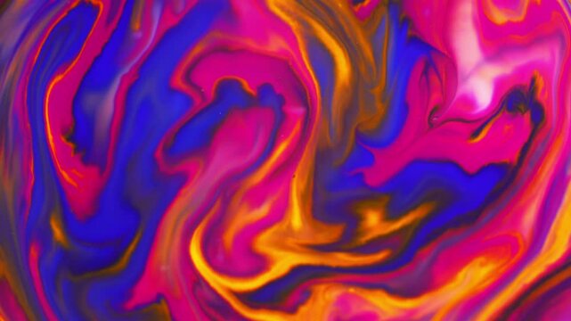 Abstract colorful background with forming structures and patterns.