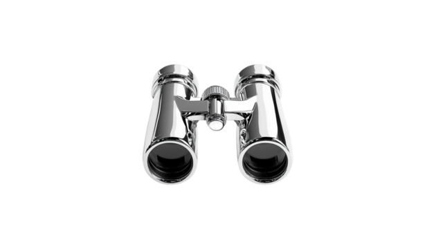 Chrome binoculars png