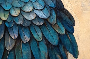 Fototapeta premium Iridescent Bird Feathers