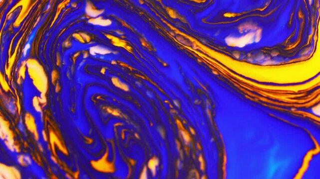 Abstract colorful background with forming structures and patterns.