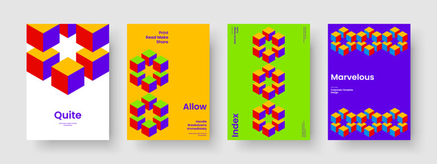 Obraz premium Isolated Flyer Design. Geometric Book Cover Template. Modern Poster Layout. Report. Background. Banner. Business Presentation. Brochure. Leaflet. Journal. Advertising. Portfolio. Brand Identity