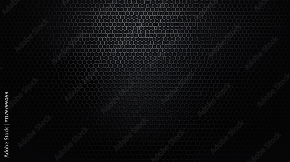 Poster black metal grid seamless dot pattern. circle mesh pattern texture background