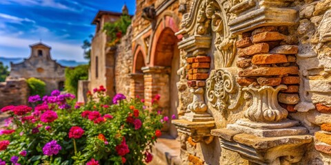 Macro Photography: Mission San Juan Capistrano Architectural Details