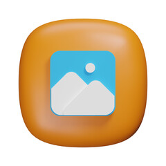 3d picture gallery icon