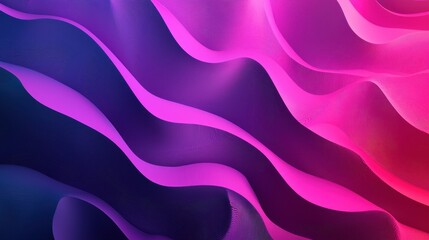 Obraz premium Vibrant Abstract Waves in Purple and Pink Tones Creating an Energetic and Modern Background for Digital Art and Design Projects