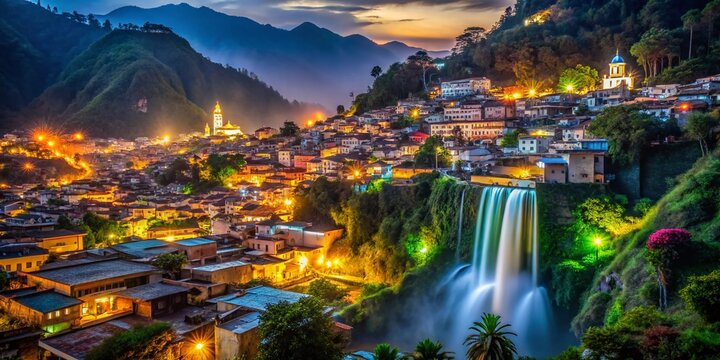 Magical Night in Cuetzalan Puebla: Long Exposure Photography