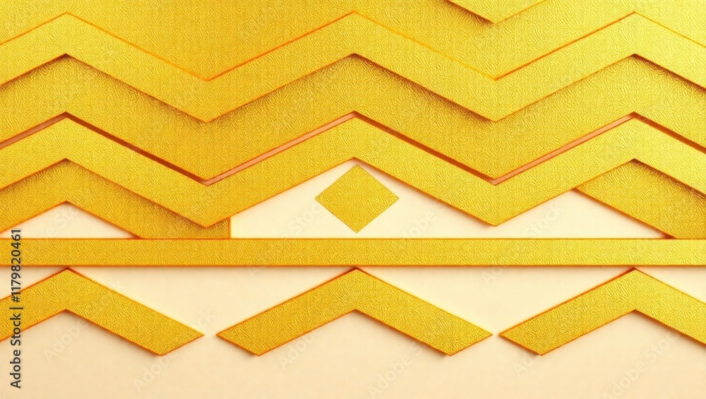 Poster decorative golden patterns create a modern design aesthetic in an artistic setting