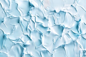 Obraz premium Water ripples on a light blue summer background