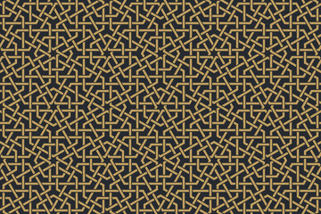 Seamless geometric pattern in authentic arabian style.