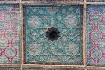 Uzbekistan - Khiva - Tash Khauli Palace Ceiling