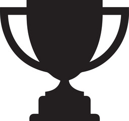 Trophy icon vector  design template