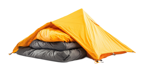 Camping Groundsheet for Tent Protection - Isolated on White Background