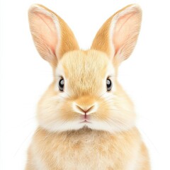 Fototapeta premium Adorable Fluffy Bunny Close-Up