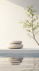 Zen simplicity living space tranquil environment minimalist design natural elements calm viewpoint