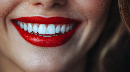 A woman brushing her teeth with a pink toothbrush, emphasizing the importance of oral hygiene and dental care. Celebrating National Dentist Day and promoting healthy dental routines.
