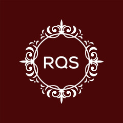 ROS Letter Initial Logo Design Template Vector Illustration
