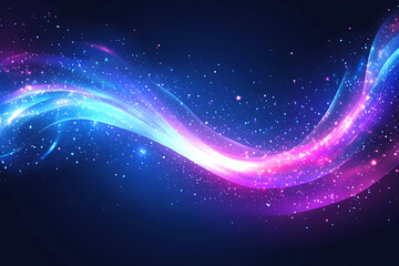 Obraz premium Beautiful wavy colorful abstract background