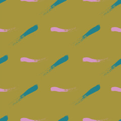 Artistic Brush Stroke Seamless Patterns Collection