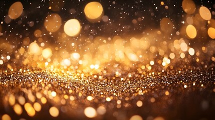 Radiant bokeh sparkles glowing with vibrant shimmer blending ethereal harmony and tonal transitions in a mesmerizing display of light and energy