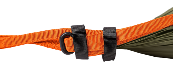 Adjustable Camping Hammock Strap for Easy Setup Isolated on White Background