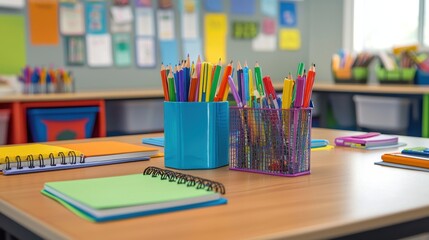 Brightly Colored Stationery and Notebooks for Back to School