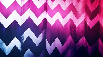 Abstract Pink and Purple Chevron Pattern Background