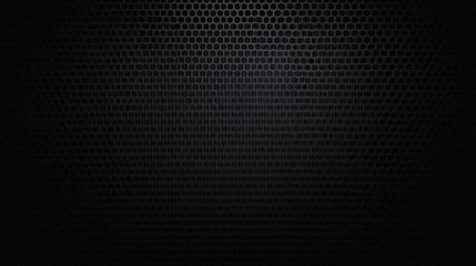 Obraz premium Modern black metal dot tech corporate abstract technology background design banner pattern presentation black wall metal background
