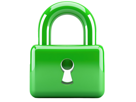 lock icon on button