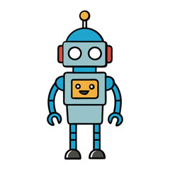 

A fun, futuristic robot mascot holding a burger, with a playful design and bold lines. Perfect for branding, combining tech and food in a unique, vibrant logo style.