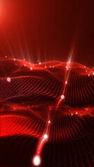 Soothing virtual light waves background, creates a positive creative atmosphere
