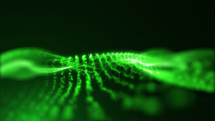 Soothing virtual light waves background, creates a positive creative atmosphere
