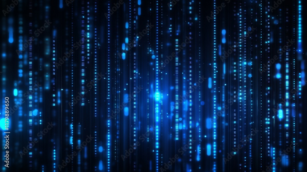 Poster this captivating abstract blue light rays background features a mesmerizing futuristic design that i