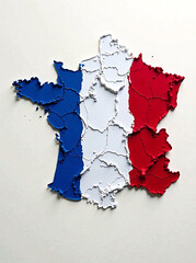 colorful french paint splash flag blue red white color new image