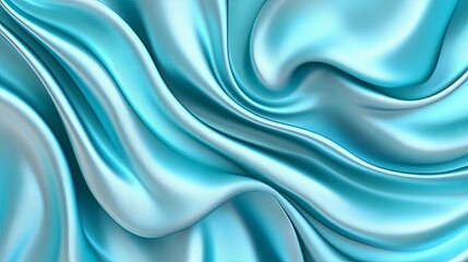 Obraz premium Soft Pale Blue Satin Fabric Background