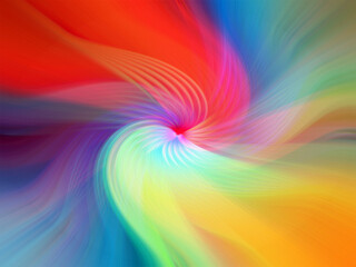 Obraz premium Vibrant abstract background with colorful swirling patterns, blending vivid red, pink, blue, and yellow hues. Perfect for modern art, design projects, or digital creativity