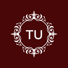 TU Letter Initial Logo Design Template Vector Illustration