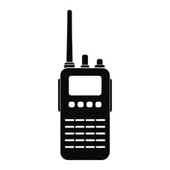 a walkie talkie on a white background