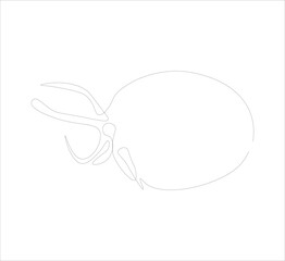 One continuous line drawing of cherry tomato . single line drawing of cherry toatoes.  cherry tomato illustration