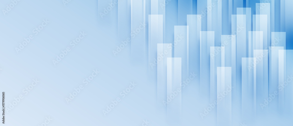 Poster abstract technology vertical overlap geometric squares shape
