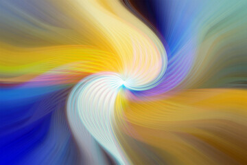 Vibrant abstract background with colorful swirling patterns, blending vivid red, pink, blue, and yellow hues. Perfect for modern art, design projects, or digital creativity
