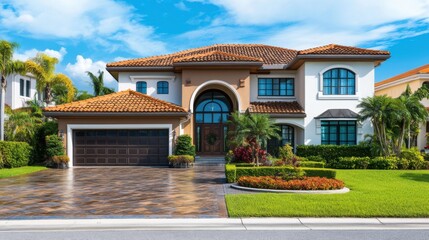 Fototapeta premium A professional real estate appraisal determines the market value of a property.