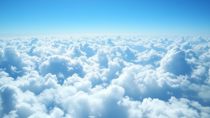 Fototapeta premium Blue sky with clouds.
