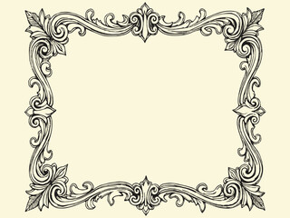 Black Frame vector design art