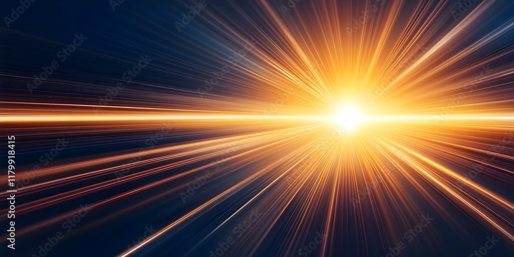 Aufkleber a vibrant burst of light with rays extending outward, creating an impression of energy and movement 