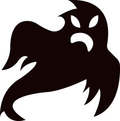 Black Halloween Ghost